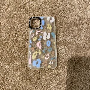 clear pastel cheetah print iphone 11 case